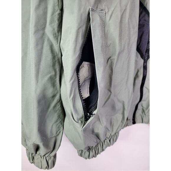 US Army Mens Jacket Green Large Regular PFU Jwod Skilcraft Windbreaker - Picture 5 of 6